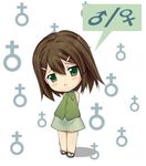  baka_to_test_to_shoukanjuu brown_hair chibi green_eyes kinoshita_hideyoshi trap 