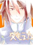  1boy brown_eyes brown_hair kratos_aurion male male_focus oekaki pale_color short_hair solo tales_of_(series) tales_of_symphonia translation_request 