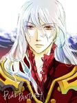  1boy character_request duke_(tales_of_vesperia) duke_pantarei male male_focus red_eyes solo tales_of_(series) tales_of_vesperia white_hair 
