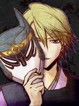  blonde_hair cossey ivan_karelin japanese_clothes male_focus mask origami_cyclone purple_eyes solo tiger_&amp;_bunny 