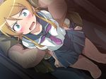  aqua_eyes blush fear female girls-potion imminent_rape kousaka_kirino long_hair orange_hair ore_no_imouto_ga_konna_ni_kawaii_wake_ga_nai restrained scared you_gonna_get_raped 