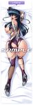  ass backboob black_hair breasts dakimakura fishnets huge_ass huge_breasts igawa_asagi kagami kagami_hirotaka large_breasts lilith-soft naughty_face taimanin_asagi torn_clothes 