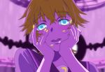  bad_id bad_pixiv_id glowing glowing_nails hands_on_own_cheeks hands_on_own_face kagamine_len nail_polish parody potato_(potato1827) solo vocaloid yandere_trance yellow_nails 