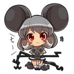  :3 animal_ears atyuto bad_id bad_pixiv_id blush blush_stickers bobby_socks chibi dowsing_rod full_body grey_hair holding mouse mouse_ears mouse_tail nazrin panties socks solo tail touhou transparent_background underwear 