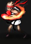  crossover fire headband hitmonchan ltkay male nintendo pok&#233;mon pok&eacute;mon ryu solo street_fighter video_games 
