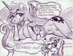  alicorn anthro anthrofied beret big_macintosh_(mlp) black_and_white cutie_mark english_text equine female friendship_is_magic hair hat horn horse king-cheetah long_hair male mammal monochrome my_little_pony nude parody pony princess_luna_(mlp) tail text titanic winged_unicorn wings 