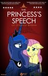  alicorn book comment crescent_moon duo english_text equine female feral fluttershy_(mlp) friendship_is_magic hair horn mammal moon movie movie_poster my_little_pony pink_hair princess_luna_(mlp) stars sweat text tiara trollface two_tone_hair unknown_artist winged_unicorn wings wolfjedisamuel 