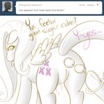  anal_beads anal_penetration anus apple applejack_(mlp) cutie_mark duo english_text equine female feral fluttershy_(mlp) friendship_is_magic fruit hair horse lesbian mammal my_little_pony pegasus penetration pony psychoticmindsystem pussy sex sex_toy tail text tongue tongue_out tumblr wings 