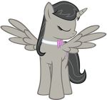 alicorn equine female feral friendship_is_magic horn mammal maximillianveers my_little_pony necktie octavia_(mlp) solo tail winged_unicorn wings 