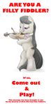  female friendship_is_magic horse mammal music musical_instrument my_little_pony octavia_(mlp) pony poster smudge_proof solo violin young 