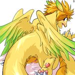  dragon female feral flammie hair pussy pussy_juice scalie secret_of_mana solo unknown_artist wings 
