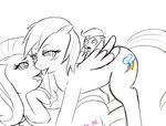  cutie_mark equine female feral fluttershy_(mlp) friendship_is_magic group horse kissing lesbian mammal my_little_pony pegasus pony psychoticmindsystem rainbow_dash_(mlp) scootaloo_(mlp) wings young 