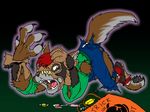  canine catmonkshiro halloween holidays mammal mask tail transformation were werewolf 