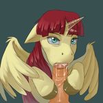  alicorn cum cum_in_mouth cum_inside duo equine fellatio female feral friendship_is_magic green_eyes hair hooves horn human humanoid_penis interspecies kevinsano lauren_faust_(character) male mammal my_little_pony oral oral_sex penis red_hair sex straight winged_unicorn wings 