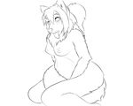  black_and_white blush breasts canine cute dog female german_shepherd happy mammal monochrome muffle nipples plain_background pregnant solo tail tongue tongue_out white_background wolf 