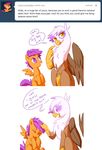  brown_eyes comic cub english_text equine eyes_closed female feral friendship_is_magic gilda_(mlp) gryphon hair horse mammal my_little_pony open_mouth pegasus pony purple_eyes purple_hair scootaloo_(mlp) tail text tumblr wings young 