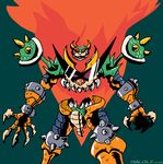  amazing flames giant_robot gurren_lagann koopa mario_bros nintendo scalie tengen_toppa_gurren_lagann video_games 