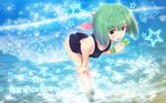  green_hair macross macross_frontier ranka_lee swimsuit taka_tony 