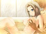  ai_suru_tsuma_misaki_no_furin_shouko atelier_sakura bath blue_eyes breast_grab breasts game_cg nipples nude wet 