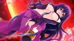  blush breast_grab game_cg long_hair master&times;re:master purple_hair tentacles underboob 