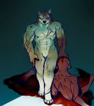  blood canine cyborg dog gore husky male mammal muscles nude scar tderek99 