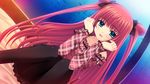  game_cg long_hair nishimata_aoi pantyhose red_hair sekai_seifuku_kanojo world_wide_love yamino_yumeko 