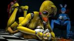  16:9 3d_(artwork) animatronic anthro anthrofied avian beak big_breasts bird blue_eyes bonnie_(fnaf) breast_grab breast_squeeze breasts canine chair chica_(fnaf) crossgender crossover cum cum_between_breasts cum_in_mouth cum_inside cum_on_chest digital_media_(artwork) domination feet female female_on_top fingering five_nights_at_freddy&#039;s floor fox fox_mccloud fox_whisper85 foxy_(fnaf) hand_on_breast lagomorph larger_female looking_pleasured machine male male/female mammal nintendo nipples on_top penis pussy rabbit robot sex size_difference smaller_male source_filmmaker star_fox titfuck video_games 