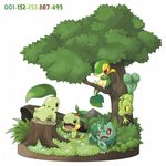  bulbasaur chikorita ditb no_humans pokemon snivy treecko turtwig 