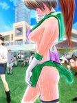  artist_request ass bishoujo_senshi_sailor_moon blurry blush breasts brown_hair building cloud depth_of_field embarrassed from_side grass green_eyes himuro_kouichi humiliation kino_makoto large_breasts mint_chocolate nude outdoors pleated_skirt ponytail profile public publish pussy_juice revealing_clothes sailor_jupiter sidy skirt skirt_up sky sweat thigh_strap useless_clothes vibrator walking zenra 