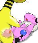  absurd_res ampharos anus blush caprine duo erection eyes_closed female female_focus female_penetrated feral feral_on_feral flaaffy hi_res lying male male/female male_penetrating mammal missionary_position nintendo on_back open_mouth penetration penis pok&eacute;mon pok&eacute;mon_(species) pussy pussy_juice saliva sex simple_background solo_focus spread_legs spreading tears tongue translucent_body vaginal vaginal_penetration video_games white_background カワチー 