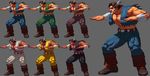  abs alternate_color brown_hair feathers headband ko-ki male_focus muscle native_american ogura_eisuke_(style) parody pixel_art simple_background street_fighter style_parody the_king_of_fighters the_king_of_fighters_xiii thunder_hawk 