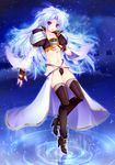  bad_id bad_pixiv_id blue_eyes boots final_fantasy final_fantasy_ix fingerless_gloves gloves kuja long_hair male_focus minatosaiga nail_polish otoko_no_ko silver_hair thighhighs 