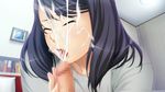  brother_and_sister censored cum ejaculation facial fellatio highres incest ino oral penis purple_hair short_hair siblings sister_scheme_2 yanagawa_misaki yanagawa_shiori 