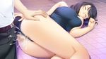  ass ass_grab blush breasts brother_and_sister censored cum cum_in_pussy cum_inside ejaculation eyes_closed highres incest ino large_breasts lying one-piece_swimsuit penis purple_hair sex short_hair siblings sister_scheme_2 spooning swimsuit vaginal yanagawa_misaki yanagawa_shiori 