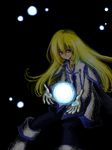  1girl blonde_hair boots colette_brunel collet_brunel female long_hair magic oekaki solo tales_of_(series) tales_of_symphonia 