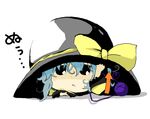  bad_id bad_pixiv_id chibi face hat komeiji_koishi solo sukima_(crie) touhou 