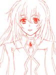  1girl colette_brunel collet_brunel female long_hair monochrome oekaki sketch solo tales_of_(series) tales_of_symphonia white_background 