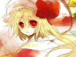  bad_id bad_pixiv_id blonde_hair flandre_scarlet red_eyes solo touhou uru_uzuki 