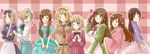  axis_powers_hetalia belarus_(hetalia) belgium_(hetalia) black_hair blonde_hair blue_eyes bow breasts brown_eyes brown_hair dress fish flower green_eyes hair_bow hair_flower hair_ornament hair_ribbon hairclip heart hungary_(hetalia) large_breasts liechtenstein_(hetalia) military military_uniform multiple_girls necktie one_eye_closed ponytail ribbon seychelles_(hetalia) sleeves_rolled_up taiwan_(hetalia) twintails ukraine_(hetalia) uniform vietnam_(hetalia) 