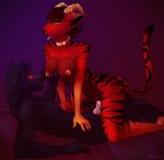  anthro breast_grab breasts breeding canine collar cum cum_in_pussy cum_inside demon duo feline female glowing glowing_eyes horn interspecies knot lexie_(tailz) male mammal maxis_core penetration penis porin pussy sex straight tiger undead unknown_species vaginal vaginal_penetration vampire wolf 