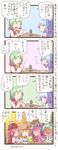  6+girls cirno comic kazami_yuuka kochiya_sanae moriya_suwako multiple_girls mystia_lorelei touhou translated yasaka_kanako zuizou 