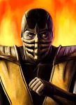  6qy fire half_mask lowres mortal_kombat ninja scorpion 