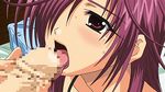  amemiya_amane animated_gif bed blush censored fellatio hair_over_one_eye katei_kyoushi_no_oneesan long_hair open_mouth oral penis purple_eyes purple_hair saliva screen_capture sweat tongue 