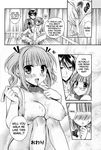  all_fours blush dog_collar dog_leash extreme_content humilliation like_a_dog monochrome nude oppai oshiri penis public_nudity slider translated tsubakiya_meguru twin_tails vagina 