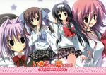  ikinari_anata_ni_koishiteiru karory korie_riko nopan onigase_tane school_uniform yanagise_eika yourou_tsumugu yukawa_ryou 