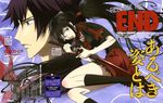 blood-c blood_the_last_vampire kisaragi_saya nonaka_ryouko school_uniform sword tokizane_shin&#039;ichirou 