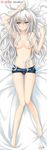  dakimakura kisakinomiya_chihaya lowres mizugi otome_wa_boku_ni_koishiteru_futari_no_elder purple_eyes sukumizu very_long_hair white_hair 