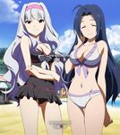  idolmaster miura_azusa mizugi shijou_takane tagme 