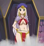  alternate_costume blonde breasts fairy_tail large_breasts lucy_heartphilia screen_capture stitched thighs 