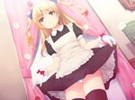  blonde cure_girl game_cg long_hair maid solo tagme 
